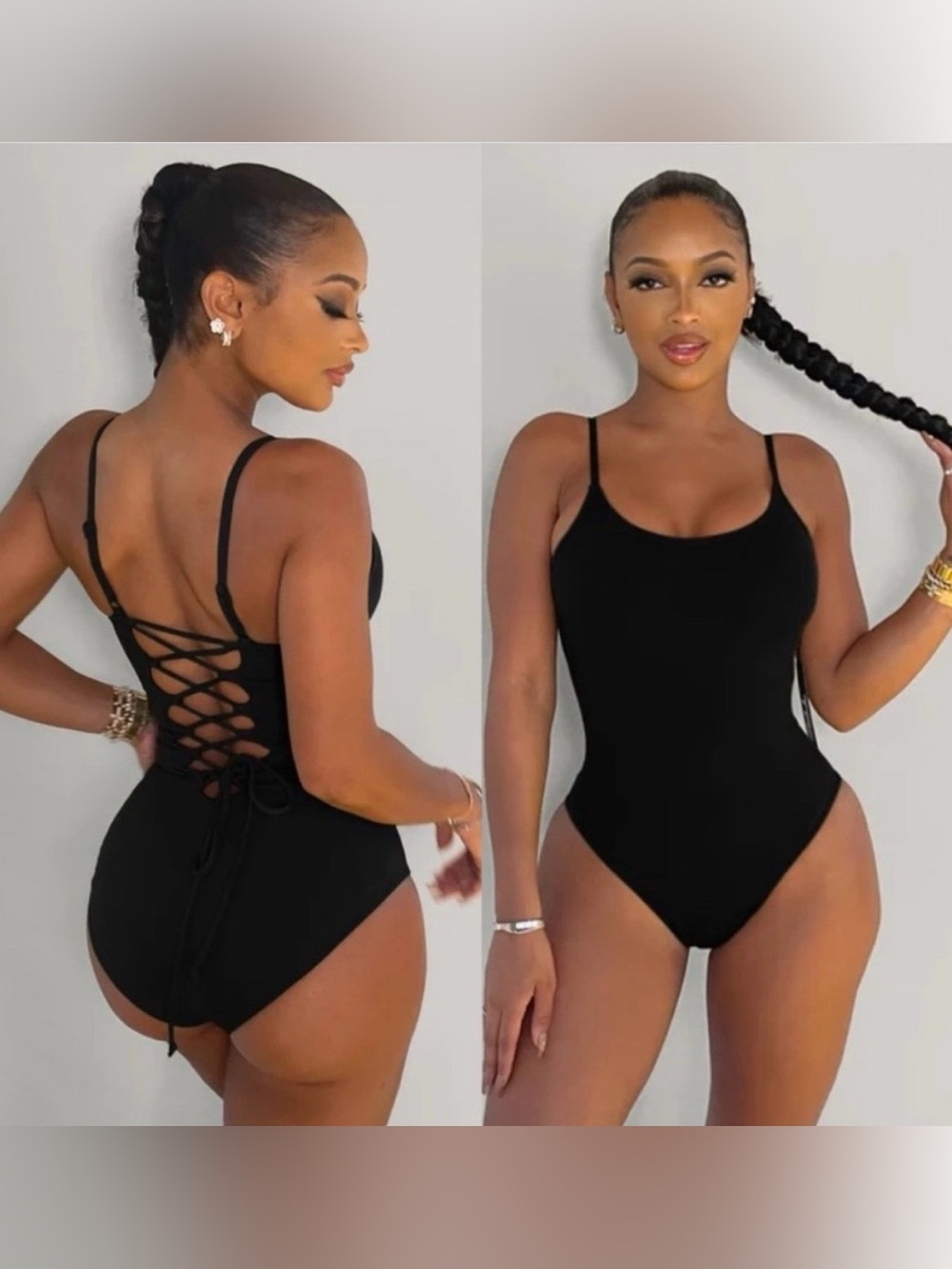 NWTs TA3 Lacey Sculpting One Piece Swimsuit Black - Size XS Regular Long